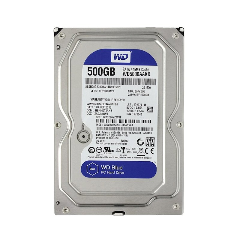 Western Digital HDD 500 GB Blue PC